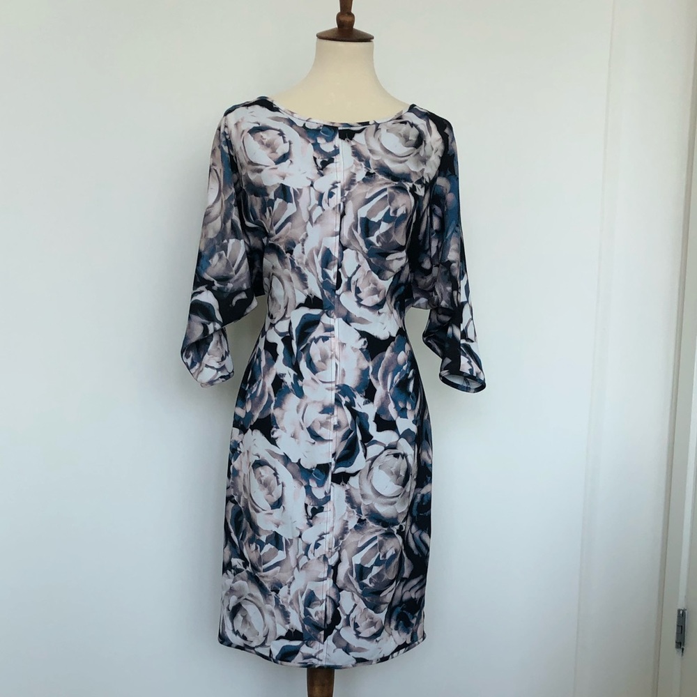 Black Halo Floral Dress